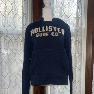 Hollister Dark Blue Pullover with Logo